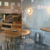 Indoor seating at Sweetgreen - Lexington Ave in New York City