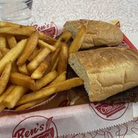 Impossibile burger sub  at Ben's Chili Bowl in Arlington