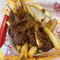 Vegan chili fries   at Ben's Chili Bowl in Arlington
