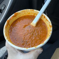Tomato soupp  at The Mercury Café in New Castle