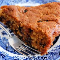 Vegan fruit cake.  at Caffe Orientale Tearoom in Venice