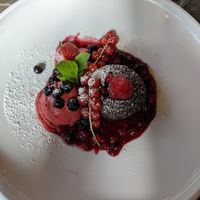 Schokoladen-porter-brownie (7,90€) - 5/5. at Altes Mädchen in Hamburg