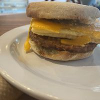 Breakfast sandwich   at Lazy Cow Bakery in Seattle