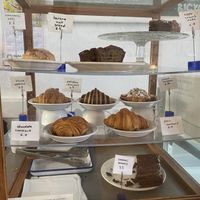 Pastry Cabinent  at Lazy Cow Bakery in Seattle