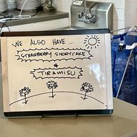 Specials   at Lazy Cow Bakery in Seattle