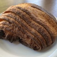 Chocolate croissant  at Lazy Cow Bakery in Seattle