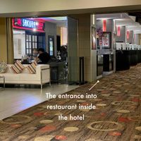 Restaurant is inside Hotel Fullerton, pass the lobby. at Sakura in Fullerton