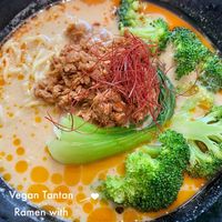 Yummy vegan ramen  at Sakura in Fullerton