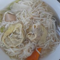 Dumpling noodle soup at Li Jie's Kitchen 長春蔬食 in Central Singapore