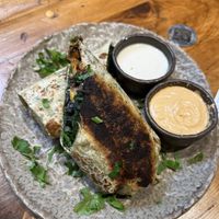 Vegan burrito  at Honest Greens - Westfield Glories in Barcelona