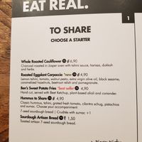 Vegan options branded as PB at Honest Greens - Tuset in Barcelona