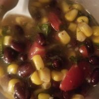 Unknown salad which is delicious! at Carmen's Sabor Latino in Napanoch