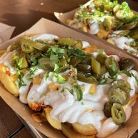 Chili cheese fries  at Frittenwerk - Hbf Leipzig in Leipzig