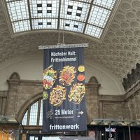 sign  at Frittenwerk - Hbf Leipzig in Leipzig