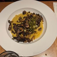 Grits and shrooms   at Maple Tree Inn in Homewood