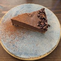 Truffle chocolate cake at Gajimaru in Okinawa