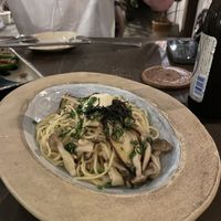 Butter mushroom pasta   at Gajimaru in Okinawa