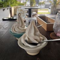 Soft serve  at Gajimaru in Okinawa