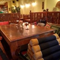 Cushioned seats with heated footwell #Veganuary at Muang Thai Restaurant in North London
