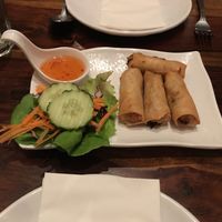 spring rolls  at Muang Thai Restaurant in North London