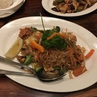 pad thai without egg  at Muang Thai Restaurant in North London