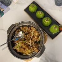 vegan eel bibimbap and avocado rolls at Love Veggie Macau in Macau