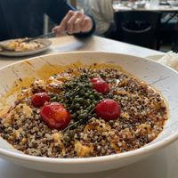 Mapo tofu with peppercorn and quinoa  at Love Veggie Macau in Macau