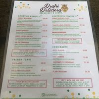 Menu #Veganuary at Dushi Delicious  in Oranjestad