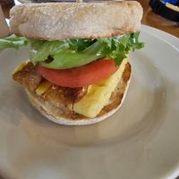 Bacon egg and cheese. Perfectly crispy, melted, and tasty! at Wild Chestnut Cafe in Florence