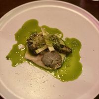 One of the many great plates. Even though they look small, they’re quite filling as you're also getting freshly baked Pita bread as well!  at Rotonde in Rotterdam