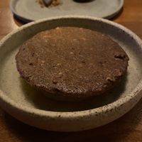 Hazelnut cookie, hiding I don't remember what!  at Rotonde in Rotterdam