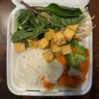 fried tofu fixings   at Pho 175 in Woodinville