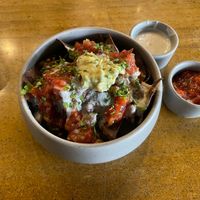 Vegan nachos  at Quyu's Taproom in Jaipur