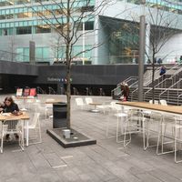 Outdoor seating at Teranga - Midtown in New York City