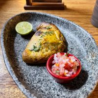 Vegallina empanada  at Salvajes in Cusco