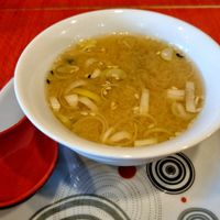 Sopa de miso at Yokozo Sushi Lounge in Covilha