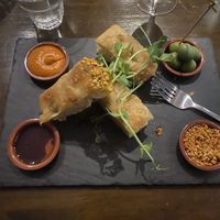 Breads appetiser   at Cafe Roya in Beeston