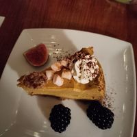 Pumpkin cheesecake at Cafe Roya in Beeston