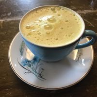Golden milk at Cafe Roya in Beeston