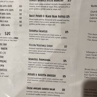 Menu  at Austral Hotel  in Korumburra