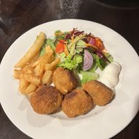 Arancini balls  at Austral Hotel  in Korumburra