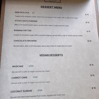 Even vegan options for dessert!!!  at Austral Hotel  in Korumburra