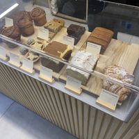 Food case at NOLA in South East London