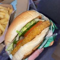 Crispy Chicken Burger  at Vedang - green burger | Skyline Plaza in Frankfurt