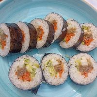 Veggie kimbap at Restaurante Coreano Gangnam in Sevilla