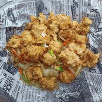 Fried tofu! at Restaurante Coreano Gangnam in Sevilla