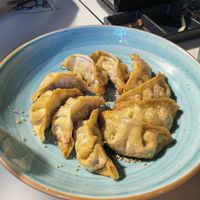 Vegetable gyozas at Restaurante Coreano Gangnam in Sevilla