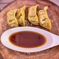 Dumplings  at Restaurante Coreano Gangnam in Sevilla