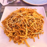 Spicy noodles  at Restaurante Coreano Gangnam in Sevilla
