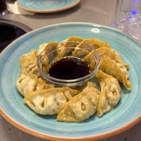Fried dumplings at Restaurante Coreano Gangnam in Sevilla